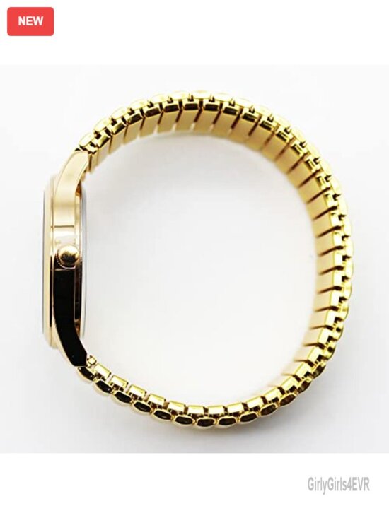 Analog Quartz Wrist Watch with Gold Accents, Easy Reader Dial main image 5